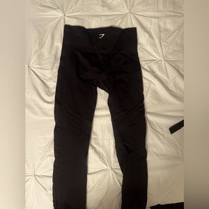 Mesh gym shark leggings full length